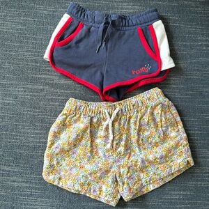 Roxy Girl and Osh Kosh drawstring casual shorts little girls size 4 toddler